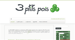 Desktop Screenshot of 3ptitspois.fr